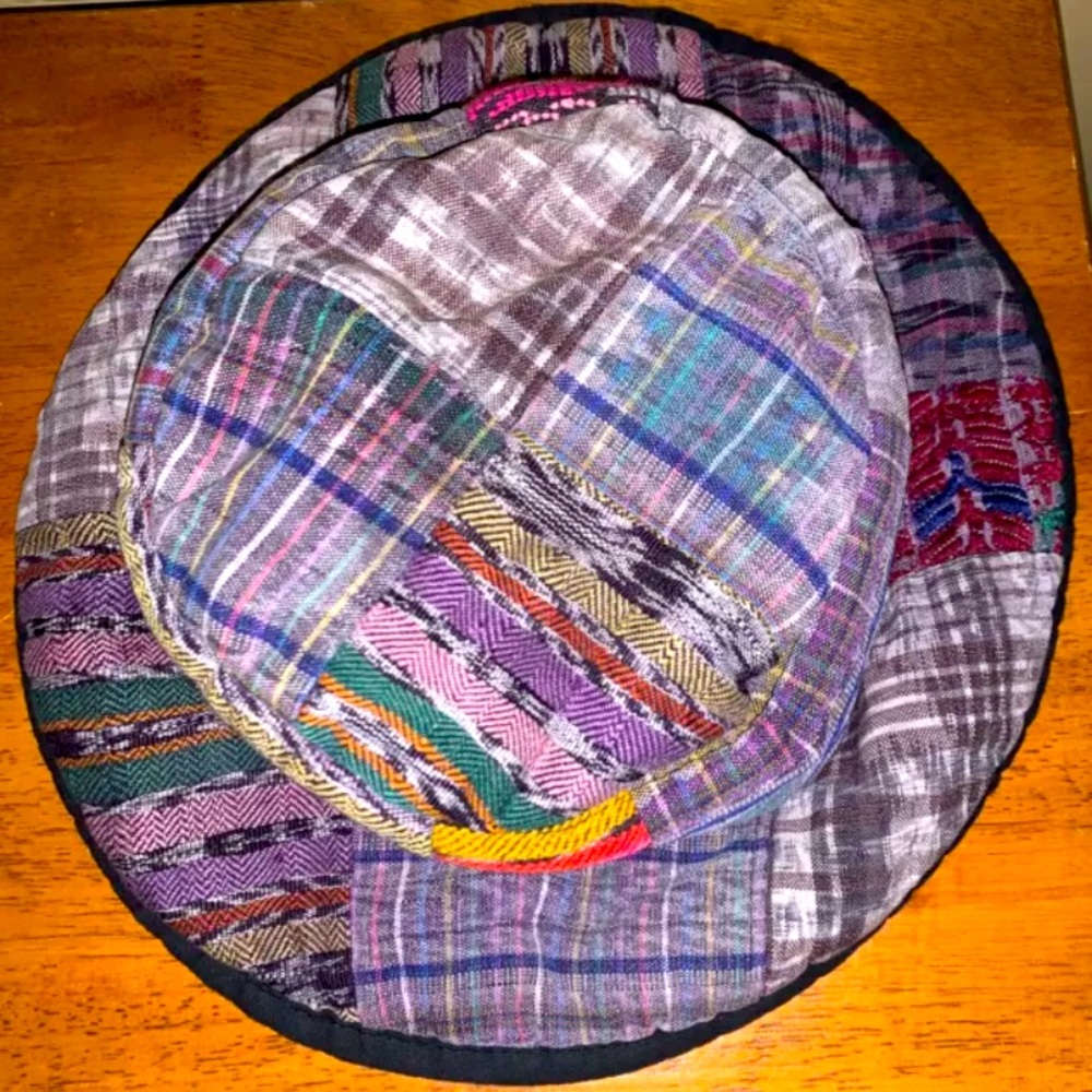 Handmade Bucket Hat Made In Gautemala Patchwork